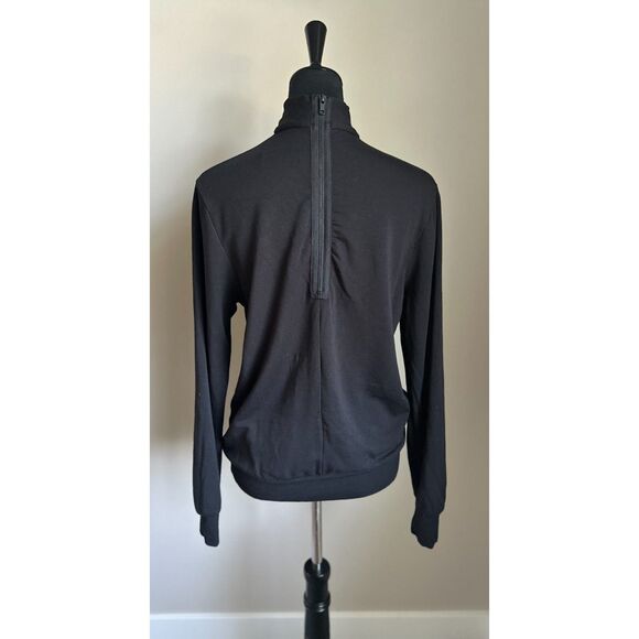 BAILEY 44 Women's Cut Black Eye Splice Choker Long Sleeve Sweatshirt Size Small - Picture 7 of 9